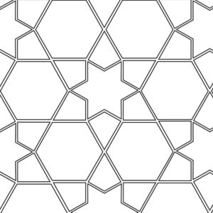 3" Hex and Star Pattern #3