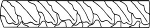 BHRB Oak Leaf 1.5 x 8