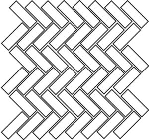 1x3 Herringbone
