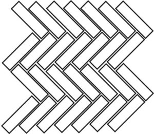 1x4 Herringbone
