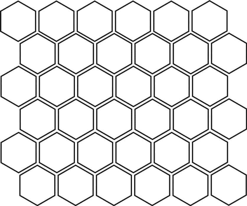 2 Hexagon Mosaic Pratt + Larson