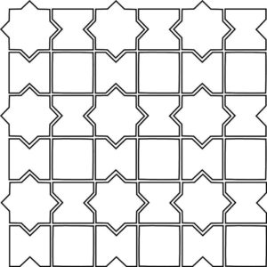 2" Mosaic Pattern 1B