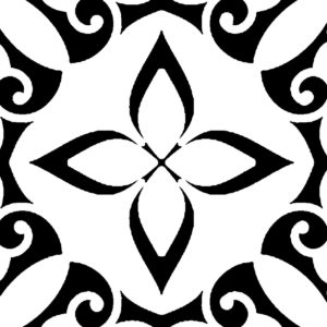 Embossed B 3x3