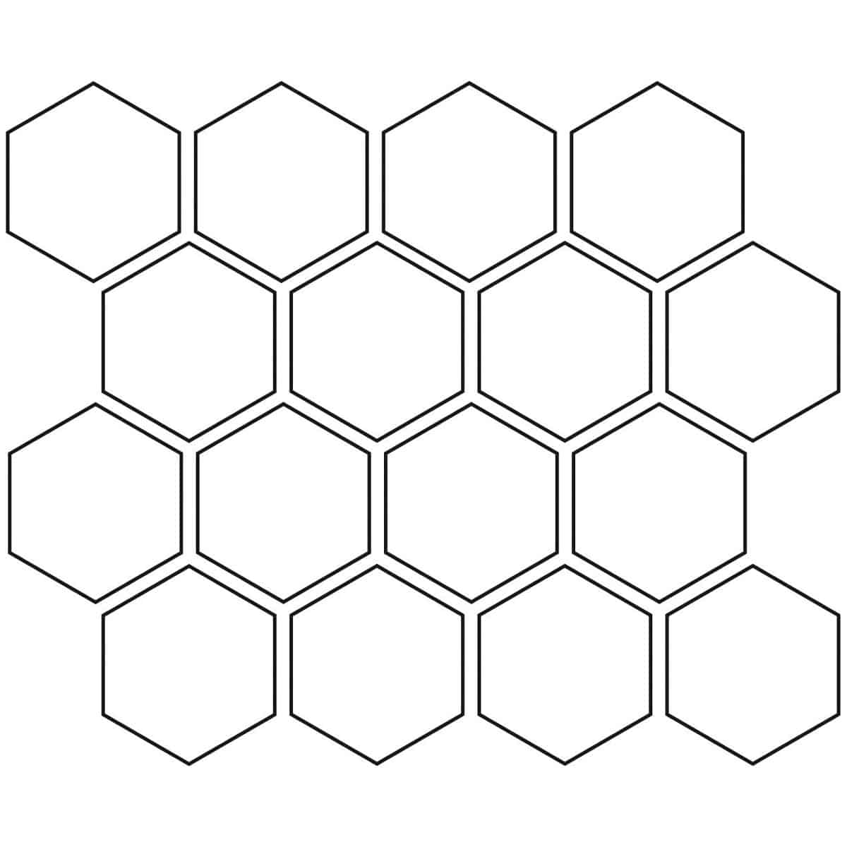 3 Hexagon Mosaic Pratt + Larson
